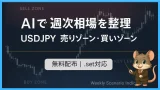 AIで週次相場を整理｜USDJPY 売りゾーン・買いゾーン可視化インジケータ