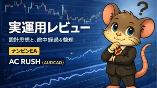 AC RUSH（AUDCAD）実運用レビュー｜ナンピンEAの設計と途中経過