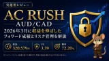 AC RUSH AUDCAD 実運用レビュー 2026年4月のフォワード成績とリスク管理