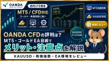 OANDA CFDの評判は？ MT5・ゴールドEA目線でメリットと注意点を解説