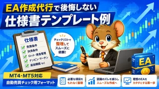 EA作成依頼の仕様整理チェックリスト｜MT4・MT5対応