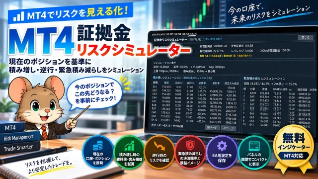 MT4証拠金リスクシミュレーター｜複数ポジションの維持率・逆行リスクを確認